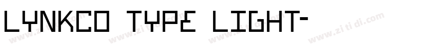 Lynkco Type LIGHT字体转换
